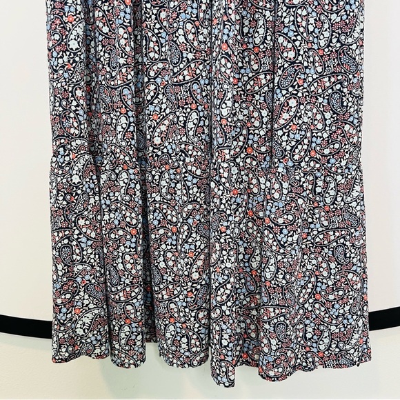 MICHAEL Michael Kors Long Sleeve Paisley Print Maxi Dress. Size 0. - Picture 6 of 16